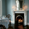 Chesneys Buckingham fireplace with the Ornate Arch register grate