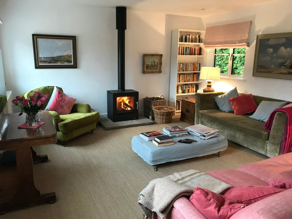 Rais Q-Tee 2 wood burning stove installed in Wadhust, East Sussex