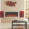 Stovax & Gazco Radiance Inset Edge 85R electric fire with clear glass beads