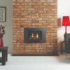 Stovax & Gazco Riva2 500 Verve XS gas fire, graphite finish with black reeded lining
