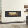 Stovax & Gazco Studio 2 gas fire Duplex double sided, Glass frame and vermiculite lining