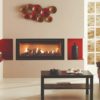 Stovax & Gazco Studio 2 gas fire Edge frame, log effect and vermiculite lining