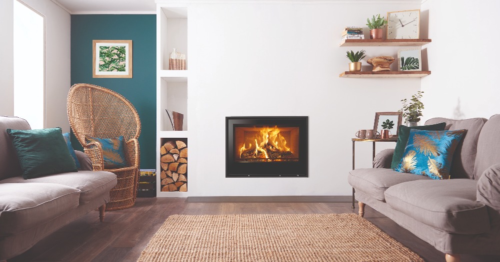 Stovax & Gazco Elise Edge+ 850 wood burning stove