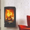 Stovax & Gazco Vogue Midi T wood burning stove wall hung