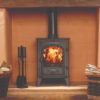 Stovax & Gazco Stockton 6 wood burning stove in matt black