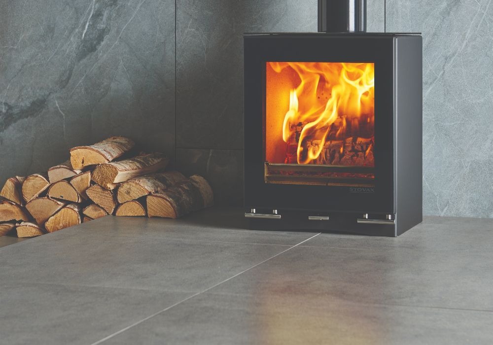 Stovax & Gazco Vision Small wood burning stove