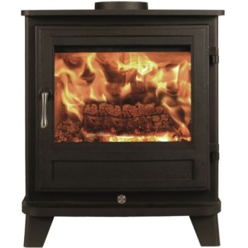 Chesneys Salisbury 8 series wood burning stove in Black Anthracite