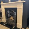 Chesneys Classic Victorian fireplace with the Britton No 4 Arched register grate in showroom
