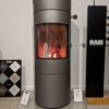 RAIS Viva L 120 wood burning stove in showroom